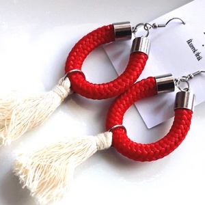  Nella Design fülbevaló - ékszer - fülbevaló - rojtos fülbevaló - Meska.hu