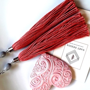 Machia fülbevaló - ékszer - fülbevaló - lógó fülbevaló - Meska.hu