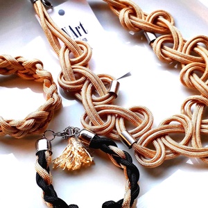 Golder Design nyaklánc - ékszer - nyaklánc - statement nyaklánc - Meska.hu