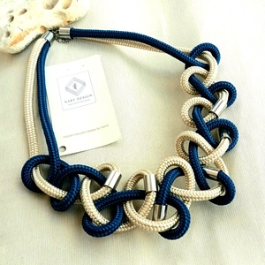 Kék hullám Design nyaklánc - Meska.hu