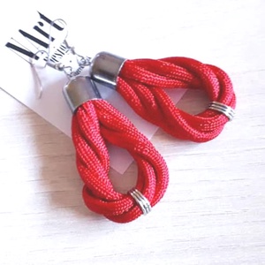 Rouge Design fülbevaló, Ékszer, Fülbevaló, Lógó fülbevaló, Ékszerkészítés, Gyöngyfűzés, gyöngyhímzés, MESKA