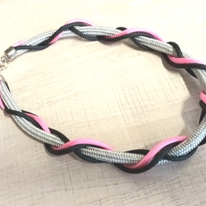 Pinki kötél, zsinór nyaklánc - ékszer - nyaklánc - statement nyaklánc - Meska.hu