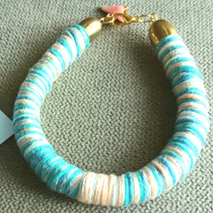 Türkiz álom, fonal karkötő, Ékszer, Ékszerszett, Ékszerkészítés, MESKA