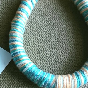 Türkiz álom, fonal karkötő - ékszer - ékszerszett - Meska.hu