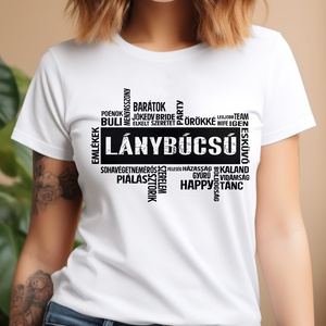 lánybúcsús póló, Esküvő, Lánybúcsú, Fotó, grafika, rajz, illusztráció, MESKA
