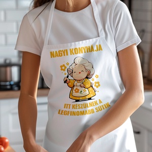 Kötény - egyedi grafikával - Meska.hu
