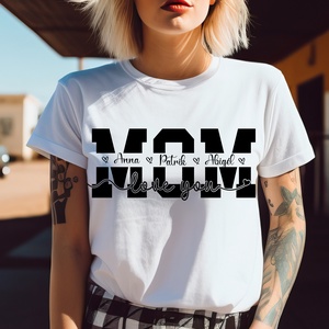  MOM - nevekkel , Ruha & Divat, Női ruha, Póló, felső, Fotó, grafika, rajz, illusztráció, MESKA