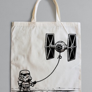 star wars vászontáska, Táska & Tok, Bevásárlás & Shopper táska, Shopper, textiltáska, szatyor, Fotó, grafika, rajz, illusztráció, MESKA