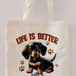 tacsi vászontáska, Táska & Tok, Bevásárlás & Shopper táska, Shopper, textiltáska, szatyor, Fotó, grafika, rajz, illusztráció, MESKA