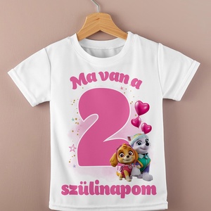 Szülinapi gyermek póló, Ruha & Divat, Babaruha & Gyerekruha, Póló, Fotó, grafika, rajz, illusztráció, MESKA