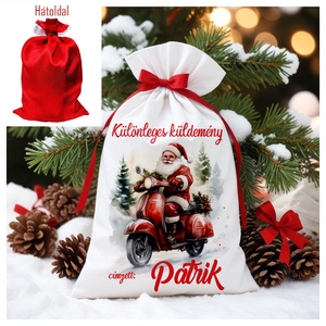 Névre szóló Mikulás zsák - Meska.hu