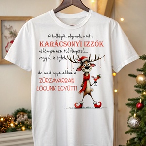 karácsonyi  póló, Ruha & Divat, Női ruha, Póló, felső, Fotó, grafika, rajz, illusztráció, MESKA