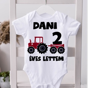 Szülinapi body - egyedi grafikával, Ruha & Divat, Babaruha & Gyerekruha, Body, Fotó, grafika, rajz, illusztráció, MESKA