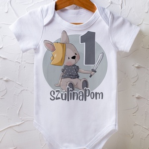 Szülinapi body - egyedi grafikával, Ruha & Divat, Babaruha & Gyerekruha, Body, Fotó, grafika, rajz, illusztráció, MESKA