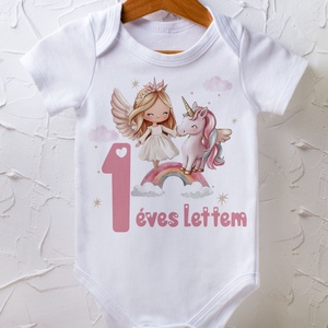 Szülinapi body - egyedi grafikával, Ruha & Divat, Babaruha & Gyerekruha, Body, Fotó, grafika, rajz, illusztráció, MESKA