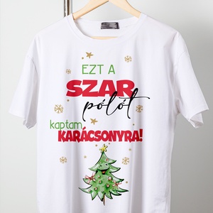 Karácsonyi póló, Ruha & Divat, Női ruha, Póló, felső, Fotó, grafika, rajz, illusztráció, MESKA