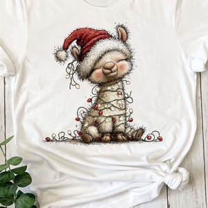 Karácsonyi póló, Ruha & Divat, Női ruha, Póló, felső, Fotó, grafika, rajz, illusztráció, MESKA