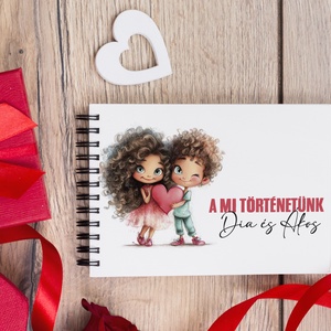 Emlékkönyv és fotóalbum - saját névvel - Meska.hu