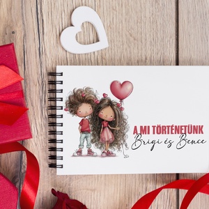 Emlékkönyv és fotóalbum - saját névvel - esküvő - emlék & ajándék - album & fotóalbum - Meska.hu