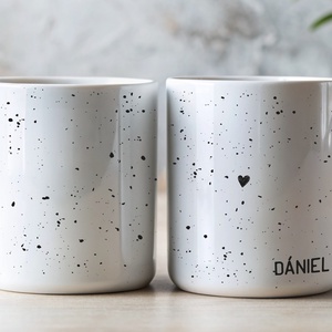 Névnapi/Valentin napi bögre - minimalista stílusban, Otthon & Életmód, Konyhafelszerelés, tálalás, Tálalás, Bögre & Csésze, Fotó, grafika, rajz, illusztráció, MESKA