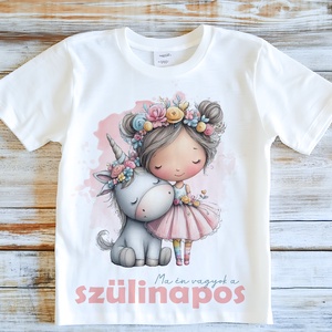Szülinapi gyermek póló, Ruha & Divat, Gyerekruha, Póló, Fotó, grafika, rajz, illusztráció, MESKA
