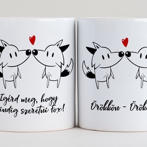 Páros bögre szett - Meska.hu