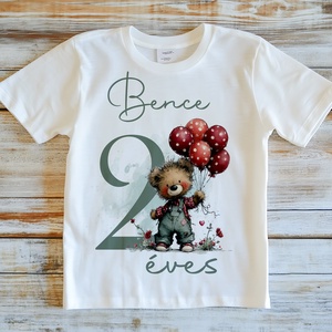 Szülinapi gyermek póló, Ruha & Divat, Gyerekruha, Póló, Fotó, grafika, rajz, illusztráció, MESKA