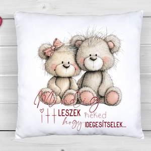 Valentin napi kispárna, Otthon & Életmód, Lakástextil, Párna & Párnahuzat, Díszpárna (belsővel együtt), Fotó, grafika, rajz, illusztráció, MESKA
