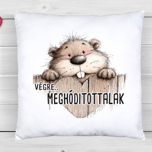 Valentin napi kispárna, Otthon & Életmód, Lakástextil, Párna & Párnahuzat, Díszpárna (belsővel együtt), Fotó, grafika, rajz, illusztráció, MESKA