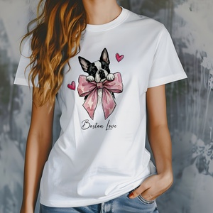 " Boston love " - póló, Ruha & Divat, Női ruha, Póló, felső, Fotó, grafika, rajz, illusztráció, Egyedi póló, minőségi nyomtatással, puha tapintású és kényelmes viselet.


Ha a képen látható grafi..., MESKA