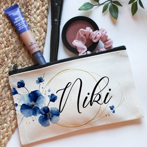 névreszóló sminktáska, Táska & Tok, Neszesszer, Fotó, grafika, rajz, illusztráció, MESKA