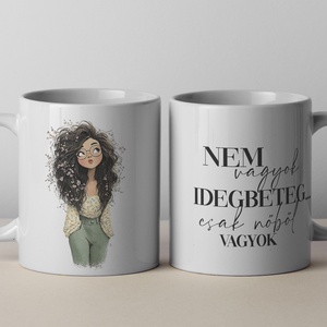 Bögre Nőnapra - egyedi grafikával, Otthon & Életmód, Konyhafelszerelés, tálalás, Tálalás, Bögre & Csésze, Fotó, grafika, rajz, illusztráció, MESKA