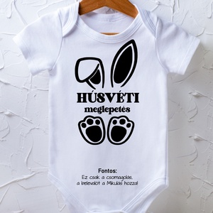 Húsvéti body - baba bejelentés, Baba - mama, Babaruházat, Baba body, Fotó, grafika, rajz, illusztráció, MESKA
