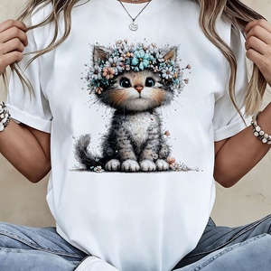 tavaszi cica póló  - Meska.hu