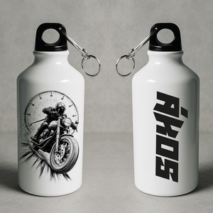 Egyedi fém kulacs - többféle grafikával, Otthon & Életmód, Konyhafelszerelés, tálalás, Italos kellékek, Kulacsok, Fotó, grafika, rajz, illusztráció, MESKA