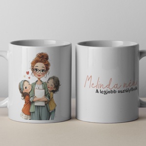 Bögre - legjobb osztályfőnök, névre szóló grafikával - Meska.hu