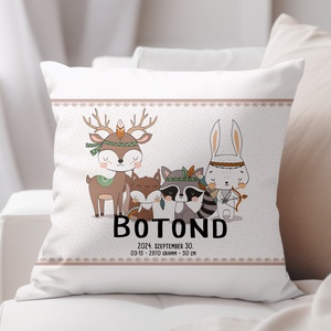 Babaköszöntő kispárna, Baba - mama, Babaszoba dekoráció, Gyerek díszpárna, Fotó, grafika, rajz, illusztráció, MESKA