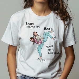 Legjobb barátnő póló - Meska.hu