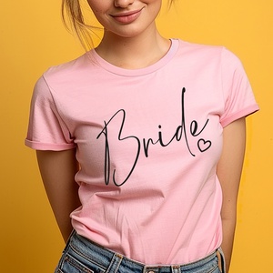 Színes lánybúcsús pólószett - esküvő - lánybúcsú - Meska.hu