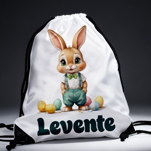 Hátizsák - saját névvel -húsvéti mintával - Meska.hu