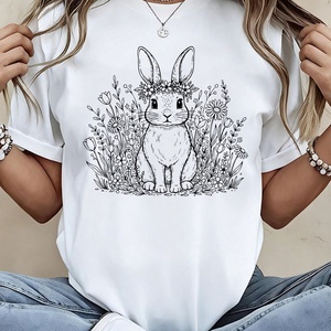 Színezhető - húsvéti női póló - Meska.hu