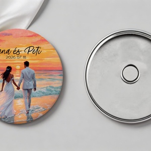 Köszönőajándék - egyedi grafikával - több stílusban, Esküvő, Emlék & Ajándék, Köszönőajándék, Fotó, grafika, rajz, illusztráció, MESKA