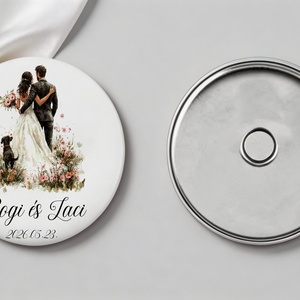 Köszönőajándék - egyedi grafikával - több stílusban, Esküvő, Emlék & Ajándék, Köszönőajándék, Fotó, grafika, rajz, illusztráció, MESKA