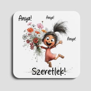 Anyák napi hűtőmágnes - Meska.hu