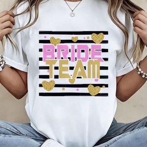 Lánybúcsús póló - menyasszony, és a csapat - esküvő - lánybúcsú - Meska.hu