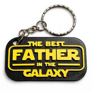 Apáknapi kulcstartó  - starwars stílusban - Meska.hu