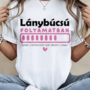lánybúcsús póló - egyedi grafikával - Meska.hu