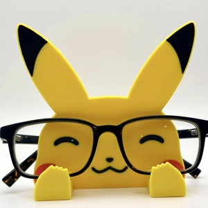 3D nyomtatott  szemüvegtartó / Pikachu ihlette asztali figura  - FanArt alkotás - Meska.hu