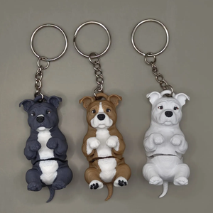 3D nyomtatott Amstaff kulcstartó / egyedi ajándék  - Meska.hu