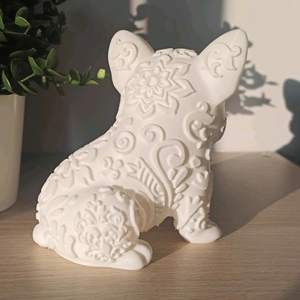  Mandala Mintás Francia Bulldog � 3D nyomtatott dekoráció - otthon & életmód - dekoráció - dísztárgy - Meska.hu